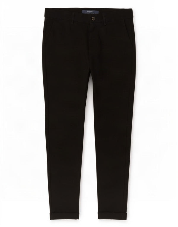 Pantaloni chino slim pentru bărbați Zara EU 42 Large W32 L29 Negru