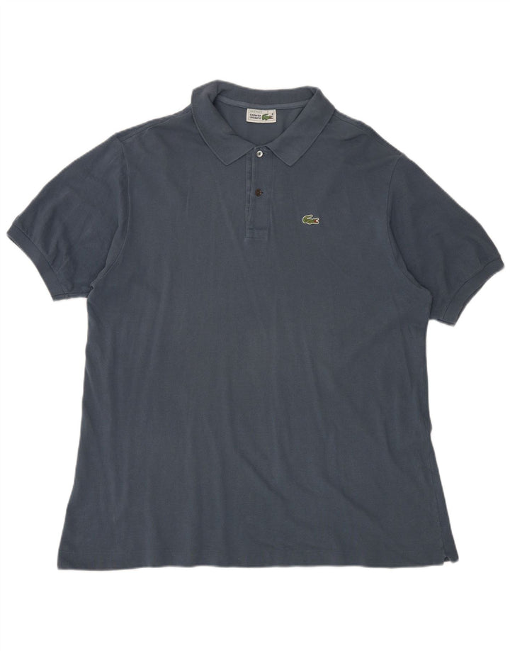Tricou polo pentru bărbați Lacoste Mărimea 7 2XL Bumbac bleumarin