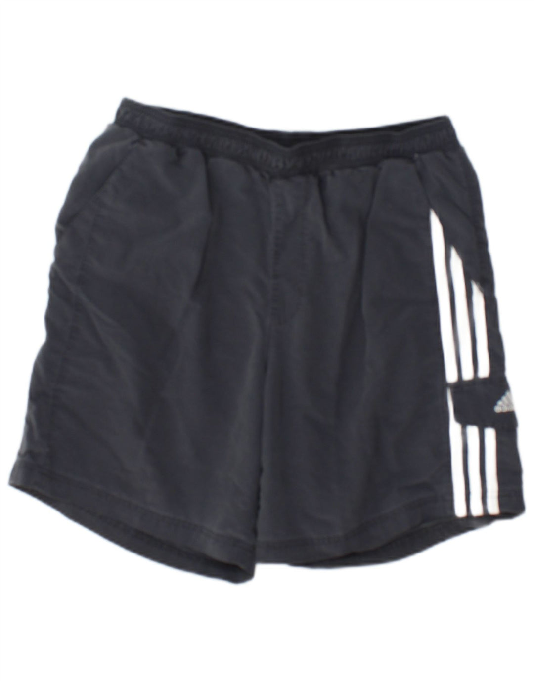 Pantaloni scurți sport pentru bărbați Adidas, gri mediu, poliamidă color bloc