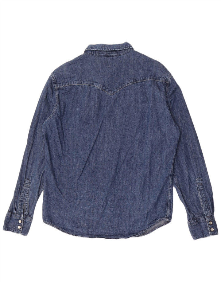 Cămașă de denim standard pentru bărbați Levi's, bumbac albastru mediu