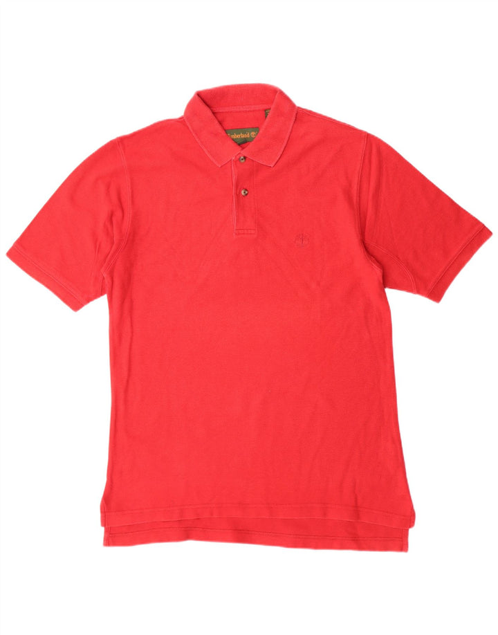 Tricou polo Timberland pentru bărbați, bumbac roșu mediu