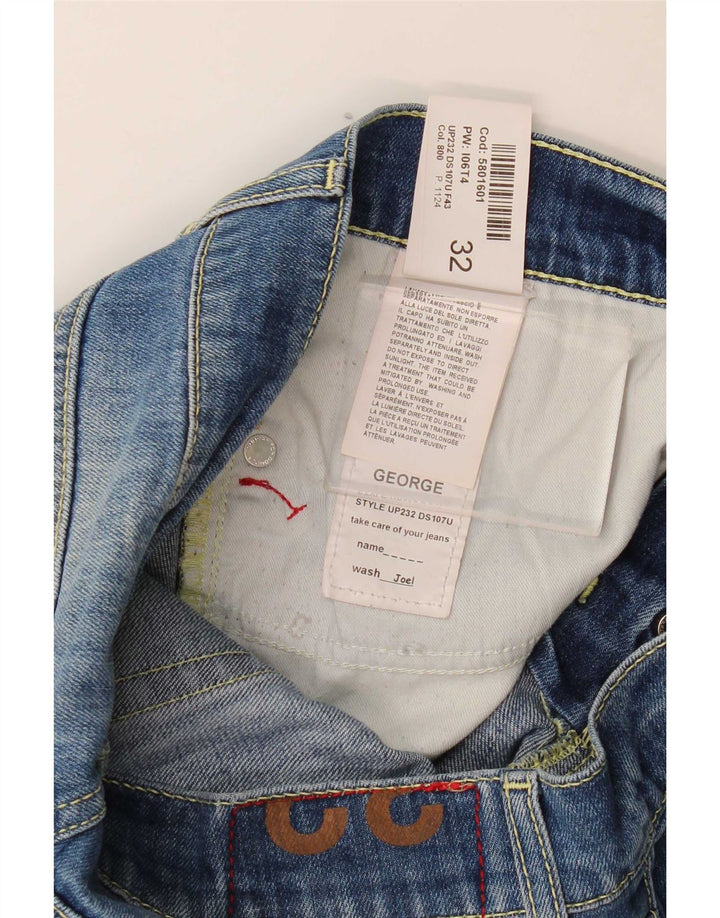 Dondup Blugi slim pentru femei Distressed W32 L32 Bumbac albastru