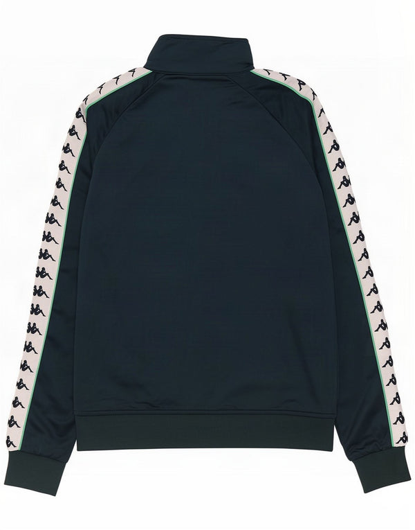 Kappa Boys Graphic Tracksuit Top Jacket 15-16 Years Blue Colourblock