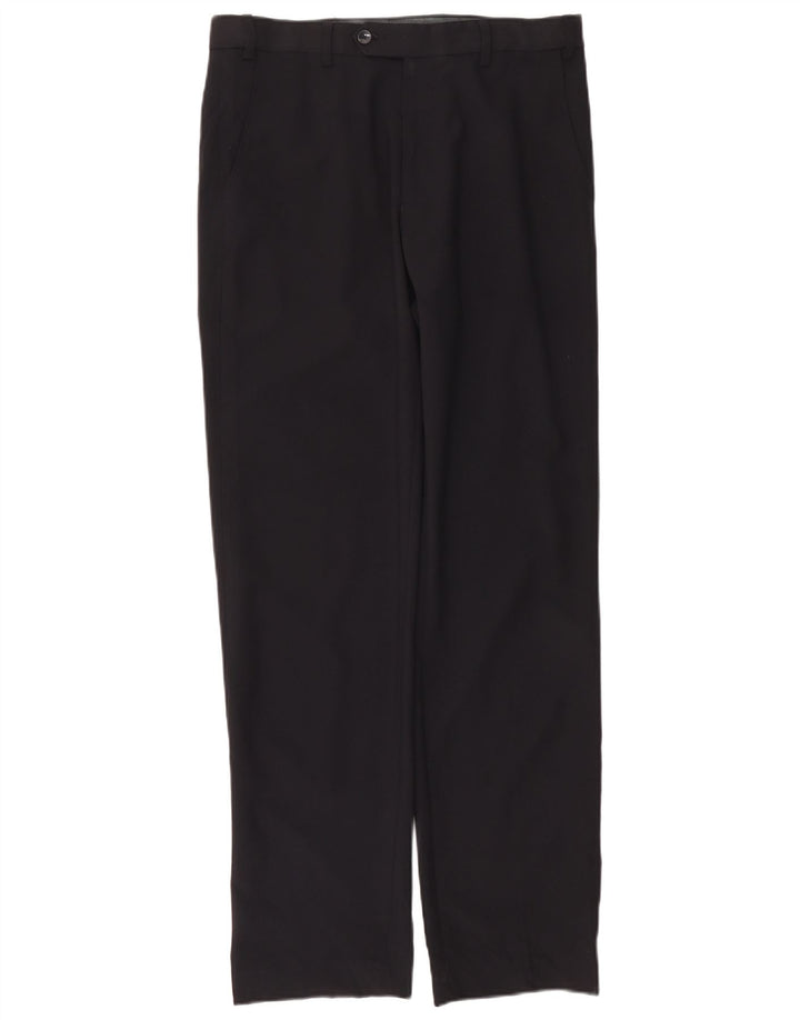 Pantaloni chino drepți obișnuiți pentru bărbați Marks & Spencer L32 L33 bleumarin