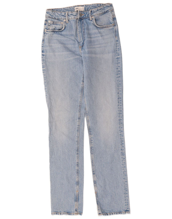 Blugi slim pentru femei cu talie înaltă Zara EU 38 Mici L28 L32 Bumbac albastru