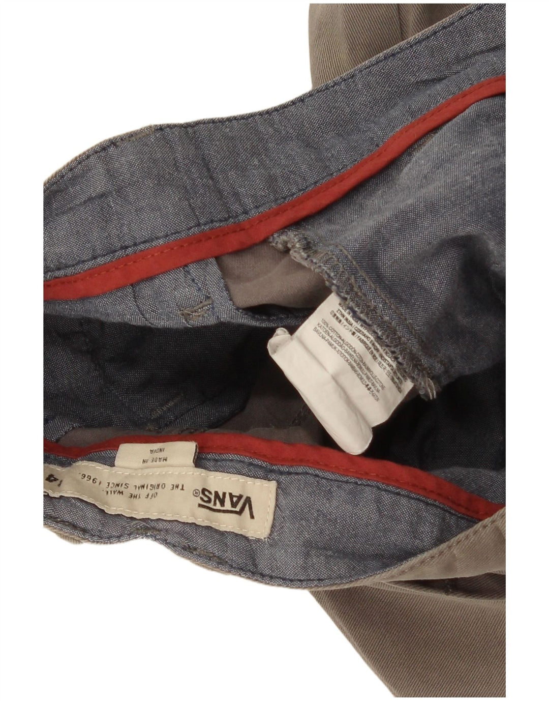 Pantaloni scurți chino pentru bărbați Vans W34, bumbac gri mare