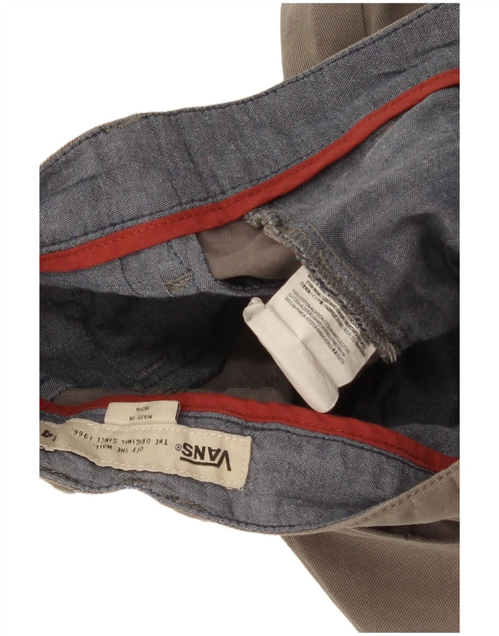 Pantaloni scurți chino pentru bărbați Vans W34, bumbac gri mare