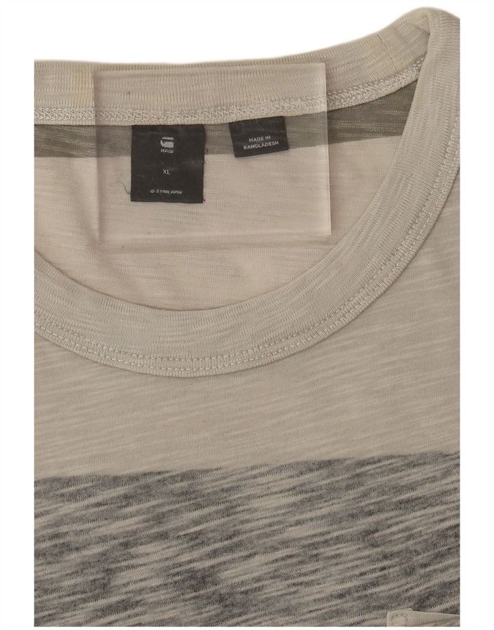 Tricou Bărbați G-STAR Top XL Gri Pete