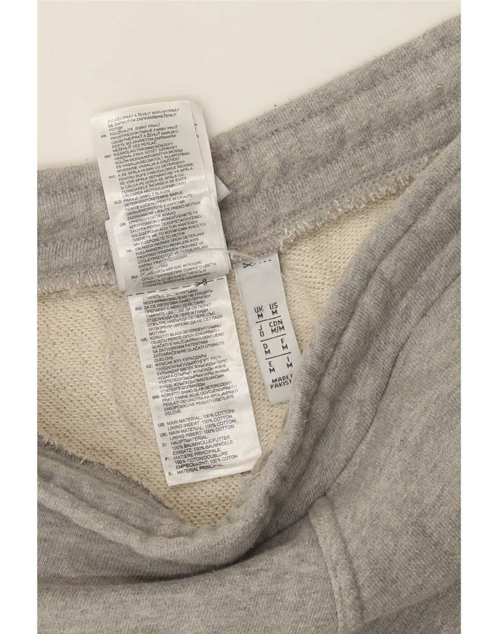 Pantaloni scurți sport Adidas pentru bărbați, bumbac gri mediu