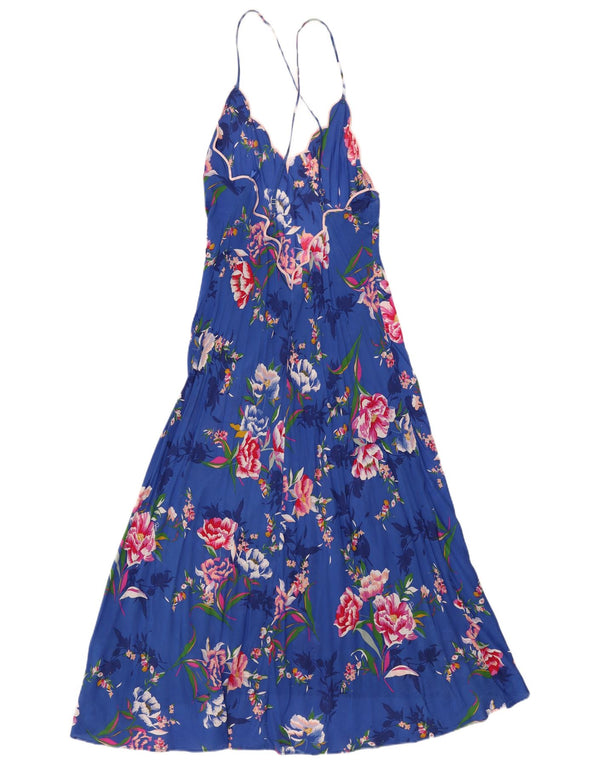 Rochie de soare cu autograf pentru femei Marks & Spencer UK 12 Medium Blue Floral