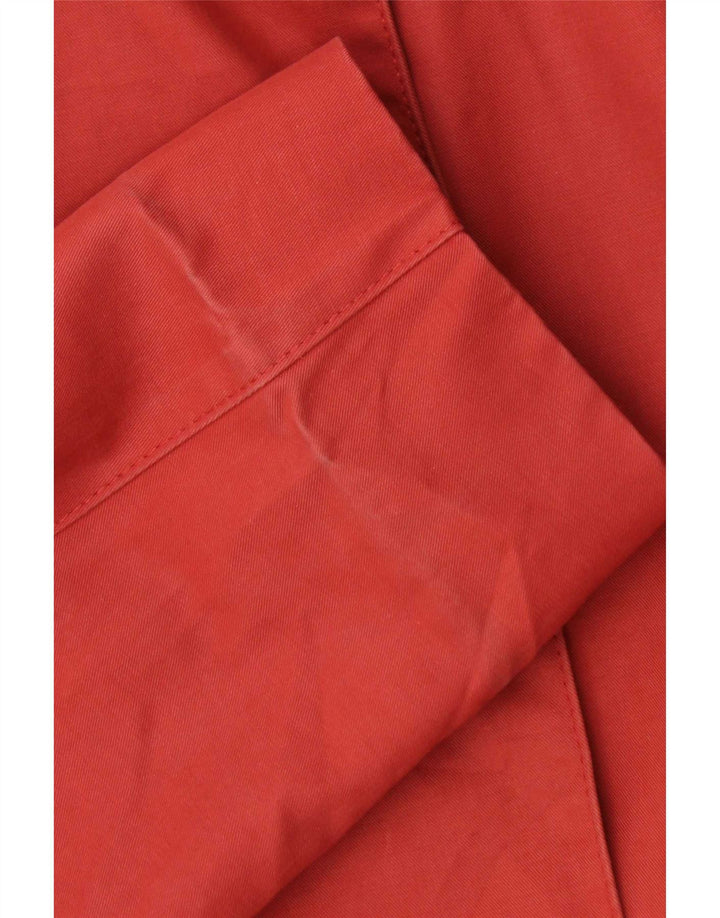 Pardesiu pentru femei Max Mara UK 16 mare bumbac roșu