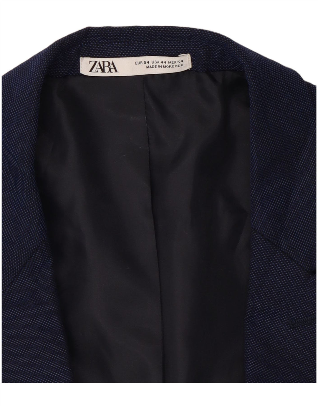 Blazer pentru bărbați Zara cu 1 nasture EU 54 XL Bleumarin