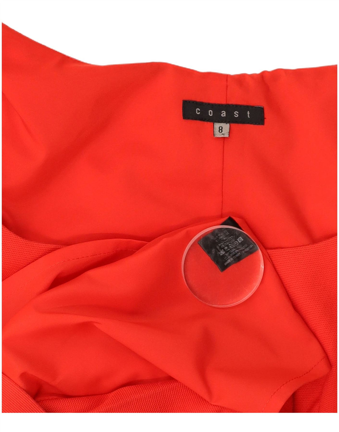 ROCHIE COAST pentru femei UK 8 Bumbac roșu mic