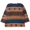 Pulover vintage pentru bărbați din lână, mare, multicolor, din poliester Fair Isle