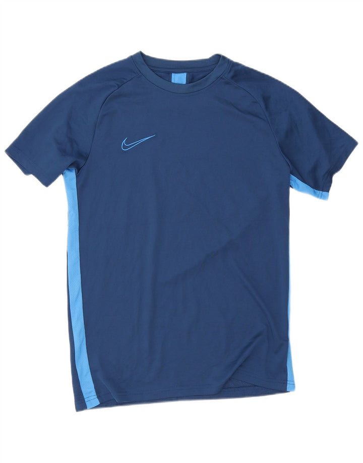 Tricou Nike Dri Fit pentru bărbați Top Mediu Bleumarin Poliester Colorblock
