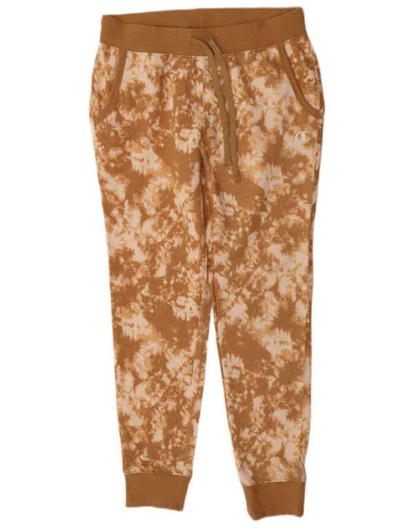 Pantaloni de trening pentru femei Champion Pantaloni de jogging UK 10 mici, maro, bumbac cu vopsire