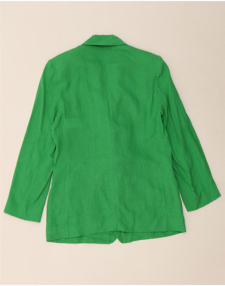 Jachetă pentru femei Marella EMME 1 Button Blazer UK 8 Mic verde in