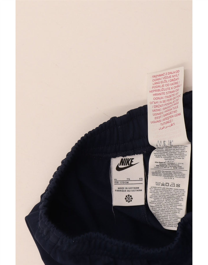 NIKE băieți pantaloni de trening pantaloni de jogging 13-14 ani XL bleumarin poliester