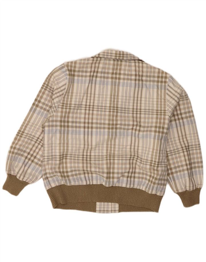 Bomber Vintage pentru femei IT 44 Poliester cu carouri verde mediu