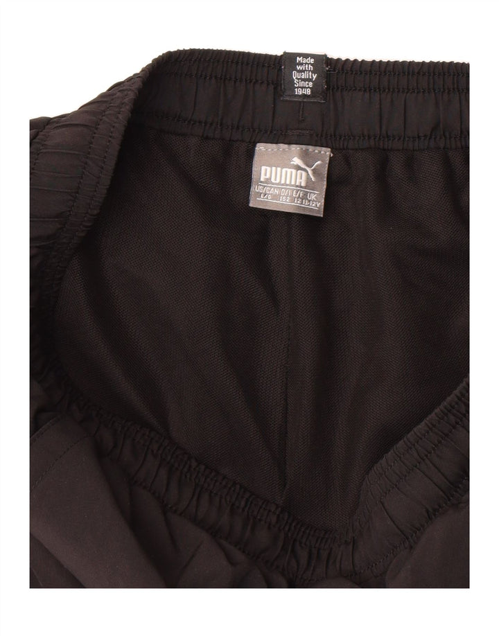 PUMA Boys Graphic Sport Shorts 11-12 Years  Black Vintage Puma and Second-Hand Puma from Messina Hembry 