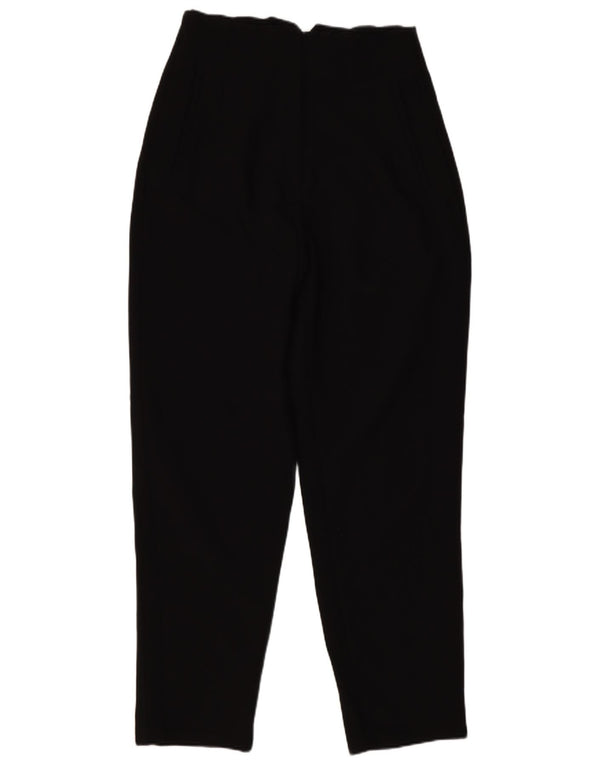 Pantaloni de costum pentru femei cu talie înaltă Zara Mici L26 L26 Poliester negru