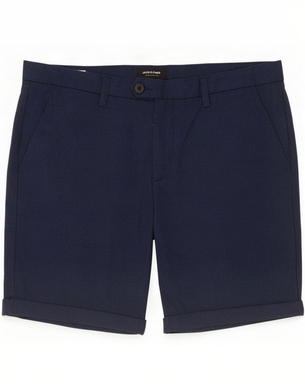 Pantaloni scurți chino Jack & Jones pentru bărbați, mari W34, poliester bleumarin