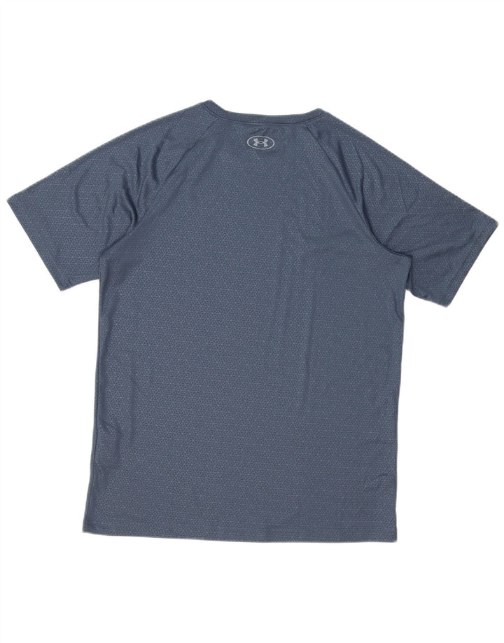 Tricou Under Armour Băieți Top 13-14 Ani XL Poliester Geometric Gri