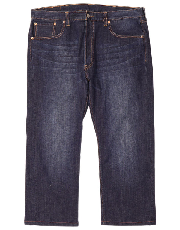 Blugi drepti pentru bărbați Levi's 501 W38 L26 Bumbac bleumarin