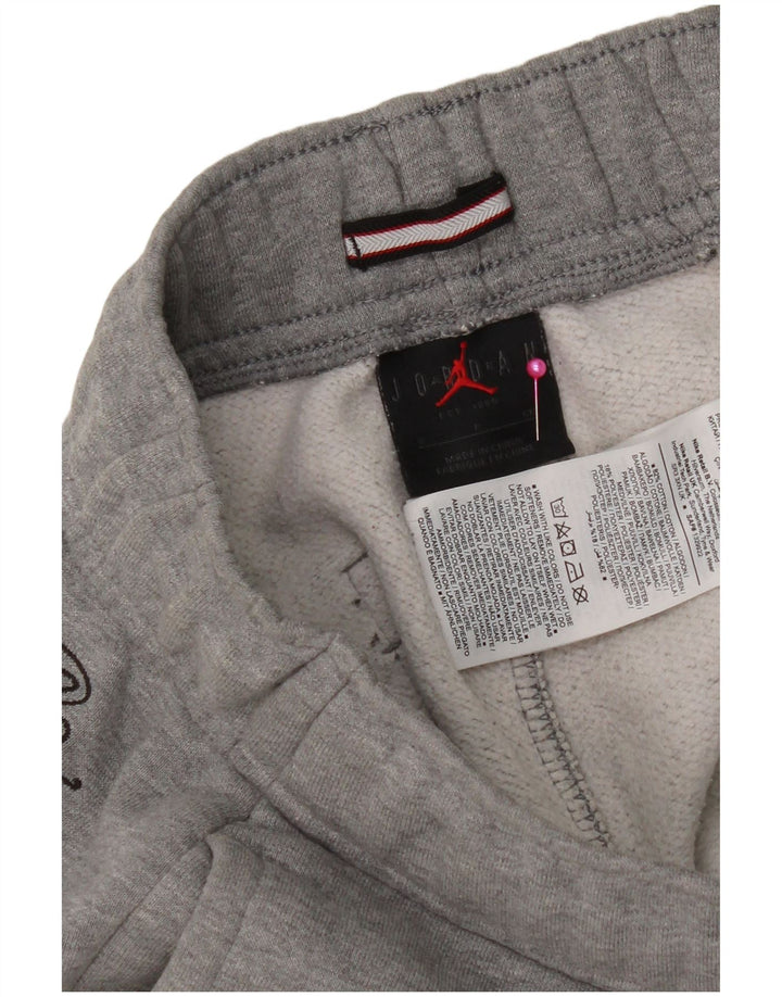 Pantaloni de trening Jordan pentru bărbați Joggeri mici, gri bumbac