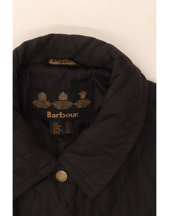 Jachetă matlasată pentru femei BARBOUR UK 14 Large Black
