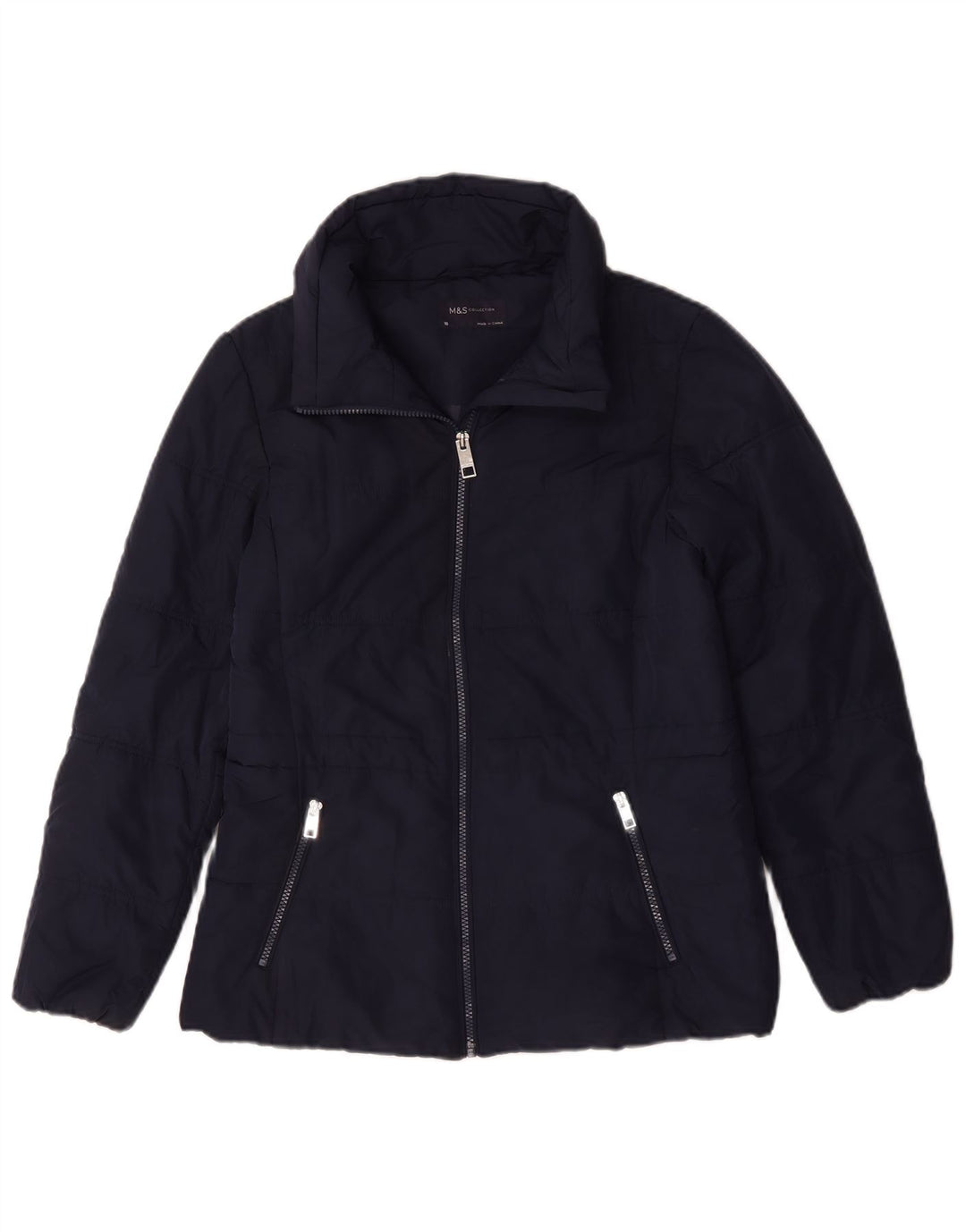 Jachetă căptușită pentru femei Marks & Spencer UK 10 Small, bleumarin, poliester