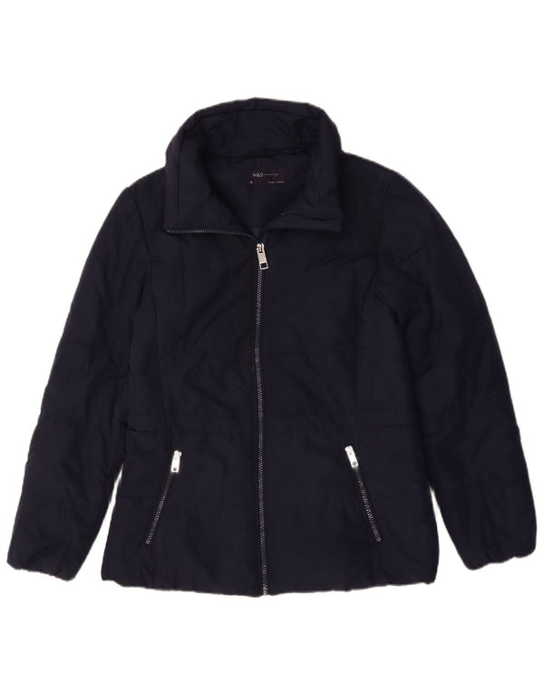 Jachetă căptușită pentru femei Marks & Spencer UK 10 Small, bleumarin, poliester