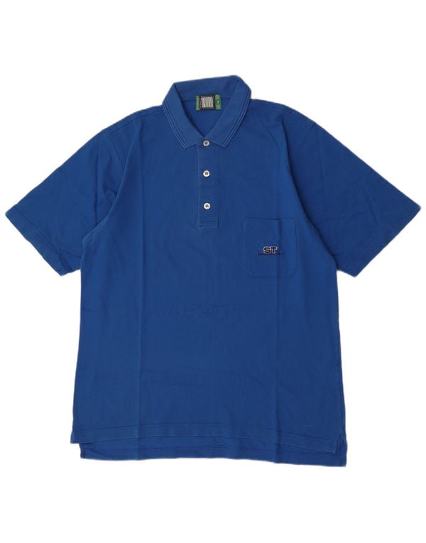 Tricou polo Sergio Tacchini pentru bărbați IT 50, mare, albastru, bumbac