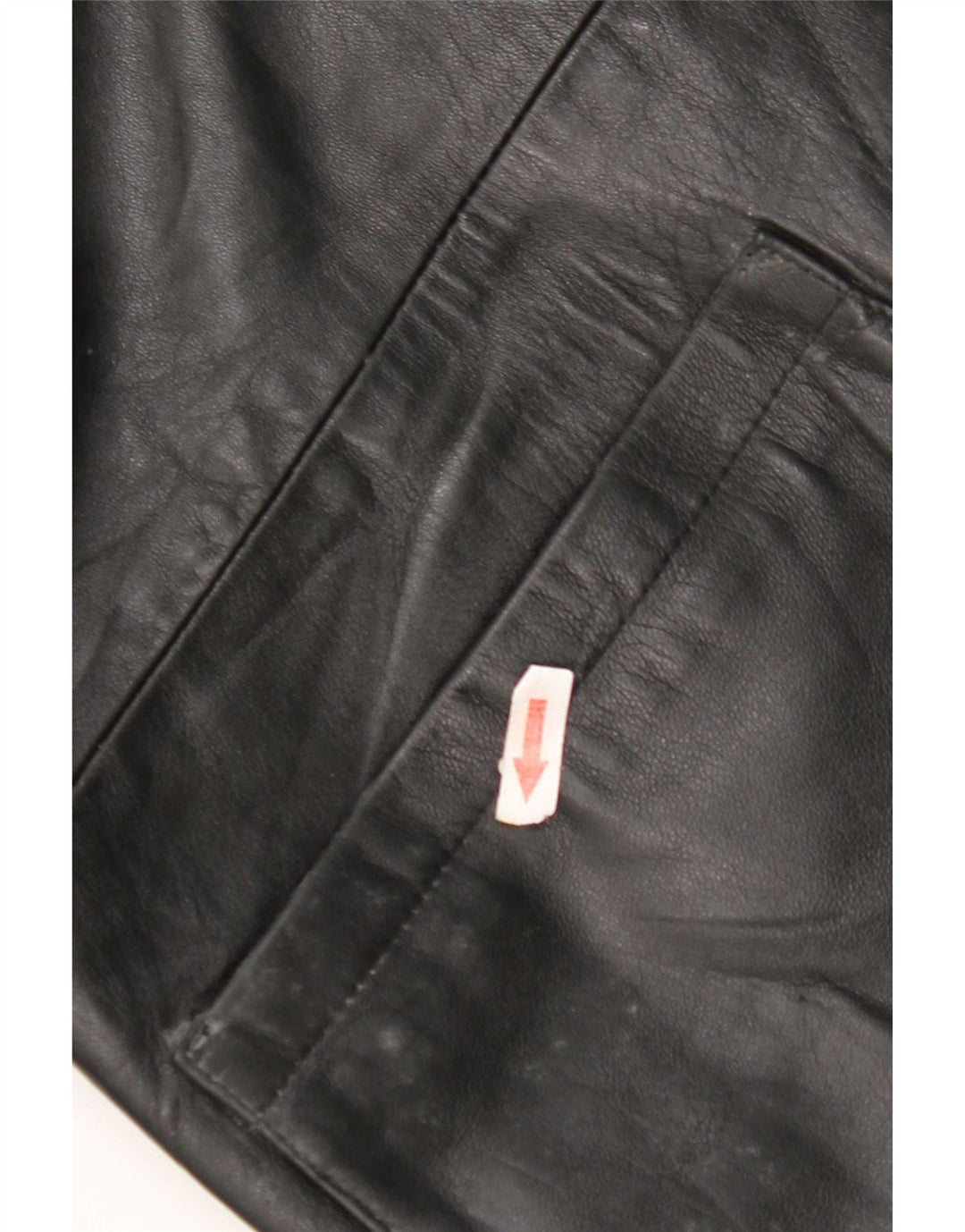 Geacă de piele vintage pentru bărbați IT 52 XL neagră