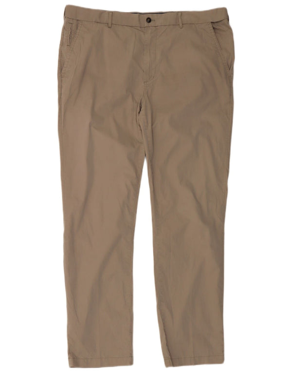 Marks & Spencer Pantaloni Chino Drepți Blue Harbour pentru bărbați L42 L35 Bej