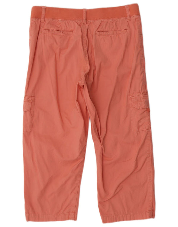 Pantaloni cargo Lee Capri pentru femei, cu croiala relaxată, US 12, mare, L34, L23, bumbac roz