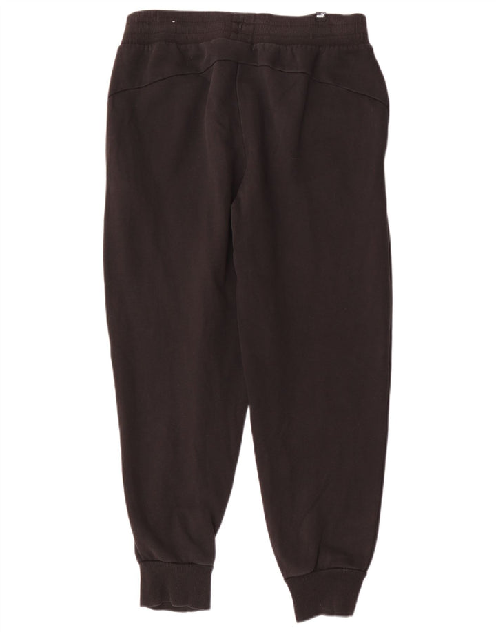 Pantaloni de trening Puma pentru bărbați Joggeri, bumbac mediu negru