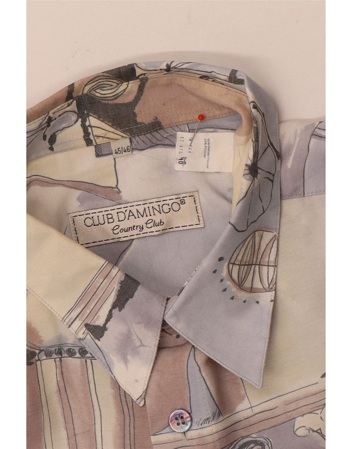 Cămașă pentru bărbați Club D'Amingo cu model abstract Mărimea 45/46 XL multicoloră