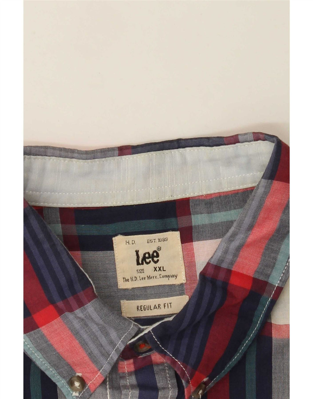 Cămașă Lee pentru bărbați, cu mânecă scurtă, cu formă regulată, 2XL, multicoloră
