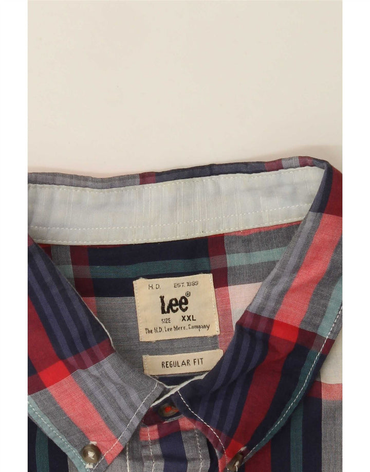 Cămașă Lee pentru bărbați, cu mânecă scurtă, cu formă regulată, 2XL, multicoloră