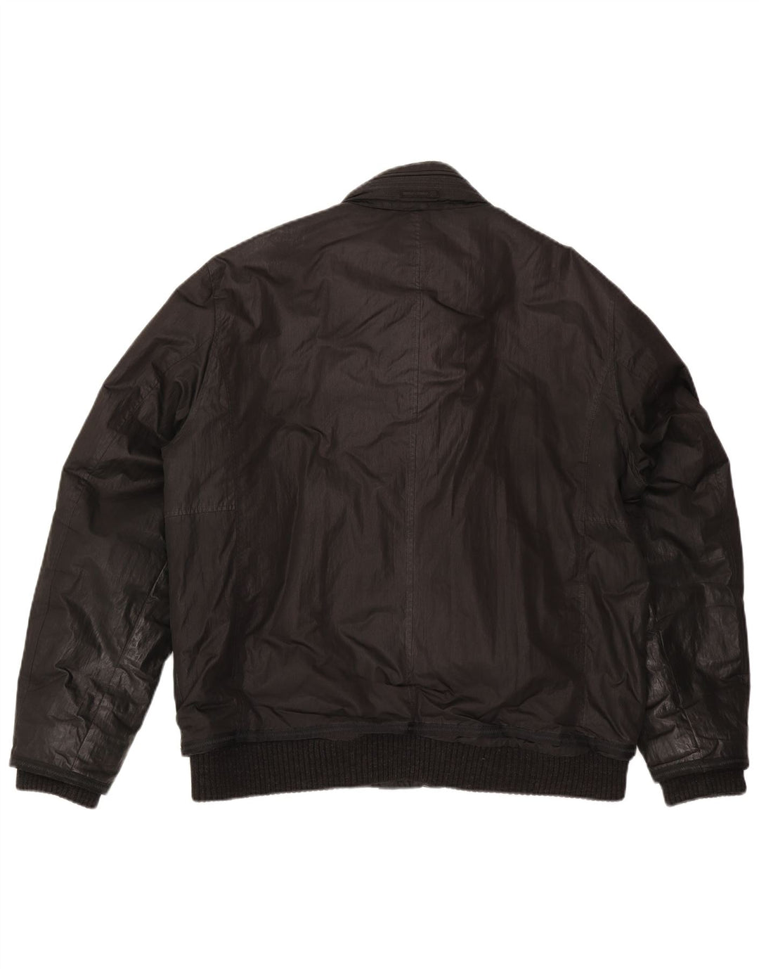 Jachetă bomber cu glugă pentru bărbați Milestone UK 44 2XL Poliester negru