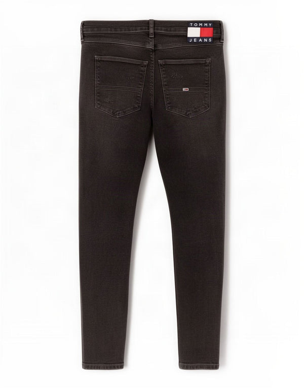 Tommy Hilfiger Womens Melany Distressed Skinny Jeans W31 L28 Black