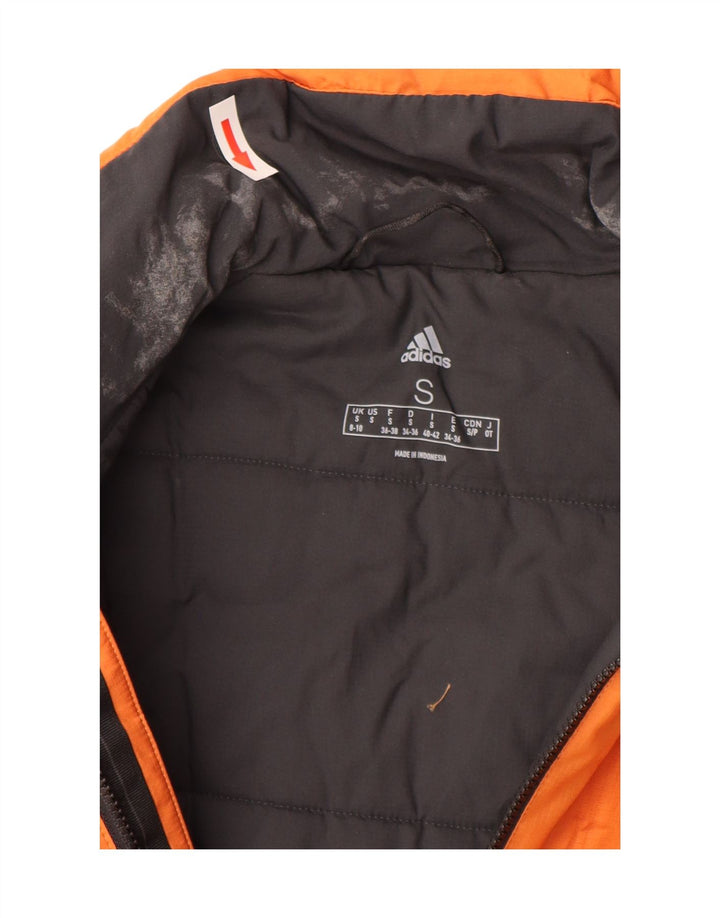 Jachetă căptușită pentru femei Adidas UK 8/10 Small Orange