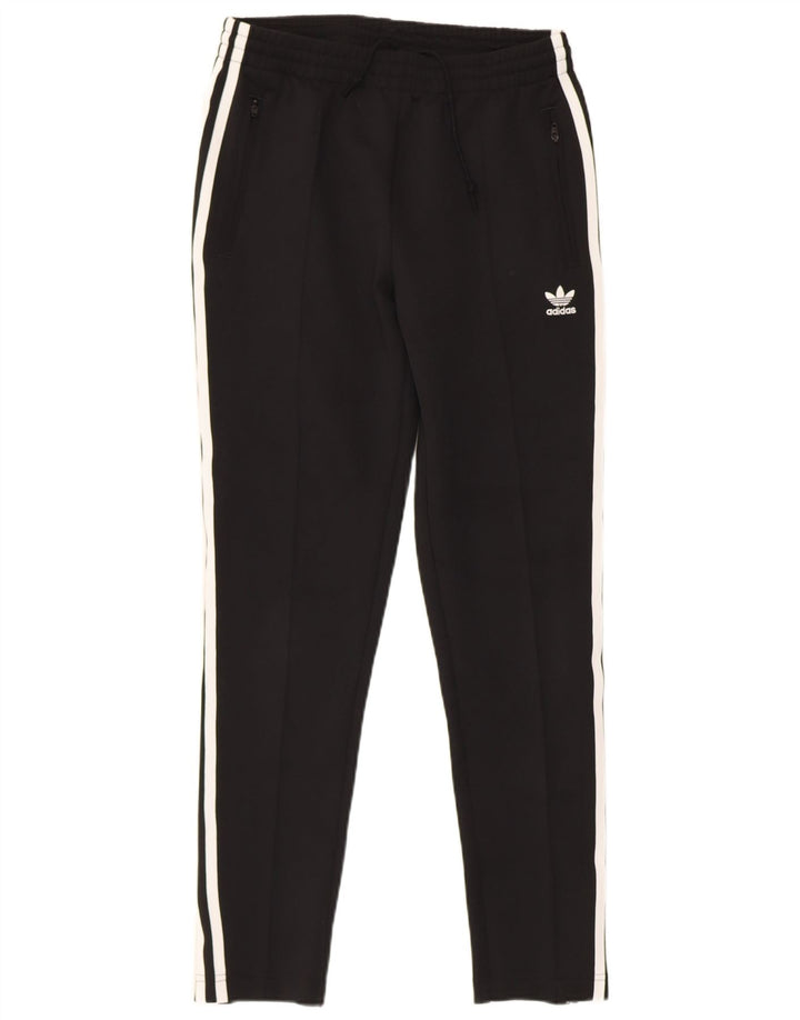 ADIDAS Womens Tracksuit Trousers UK 8 Small Black Polyester