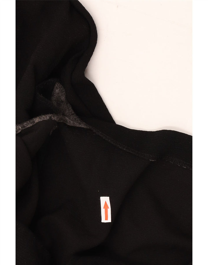 Topshop Pardesiu supradimensionat pentru femei UK 12 Poliester mediu negru