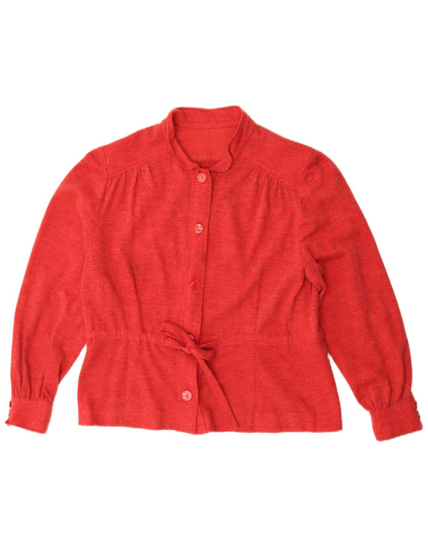 Bomber Vintage pentru femei UK 16 Large Red