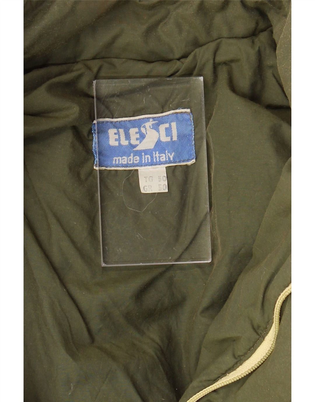VINTAGE Mens Padded Jacket IT 50 Large Beige