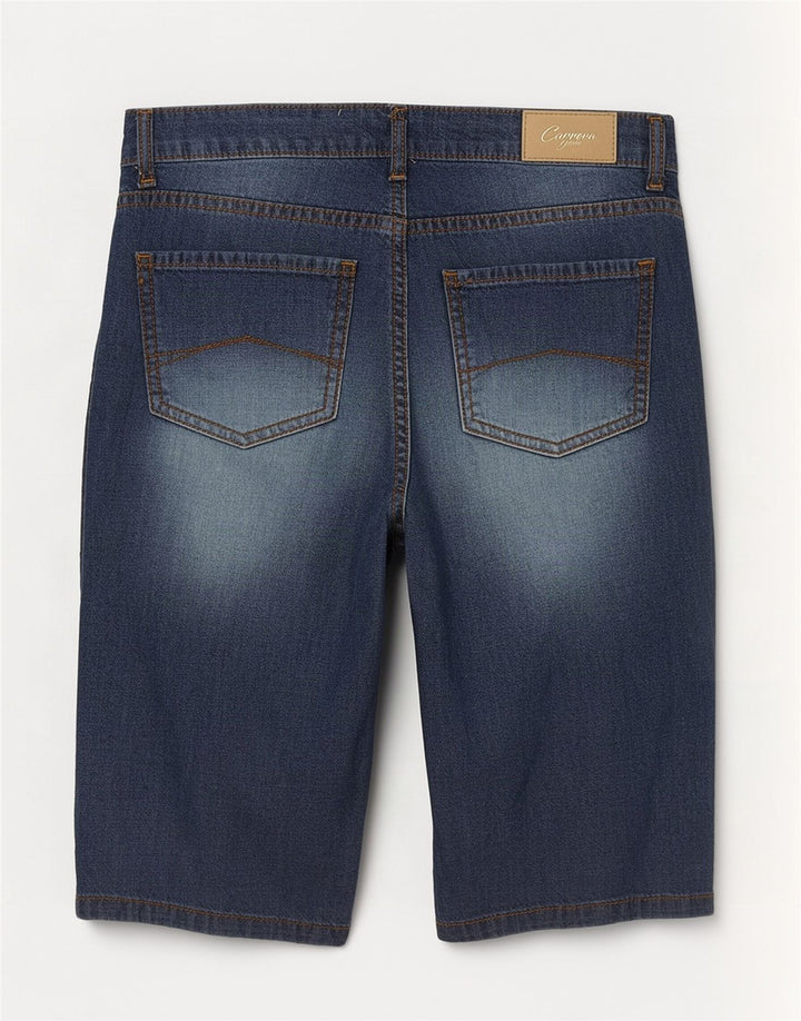 Pantaloni scurți din blugi pentru femei Carrera W27 Small Blue Bumbac