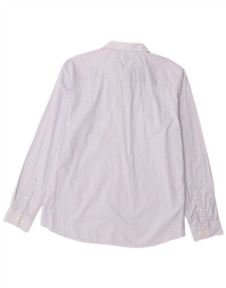 Cămașă premium pentru bărbați JACK & JONES Mărimea 44 XL Bumbac cu pete albastre