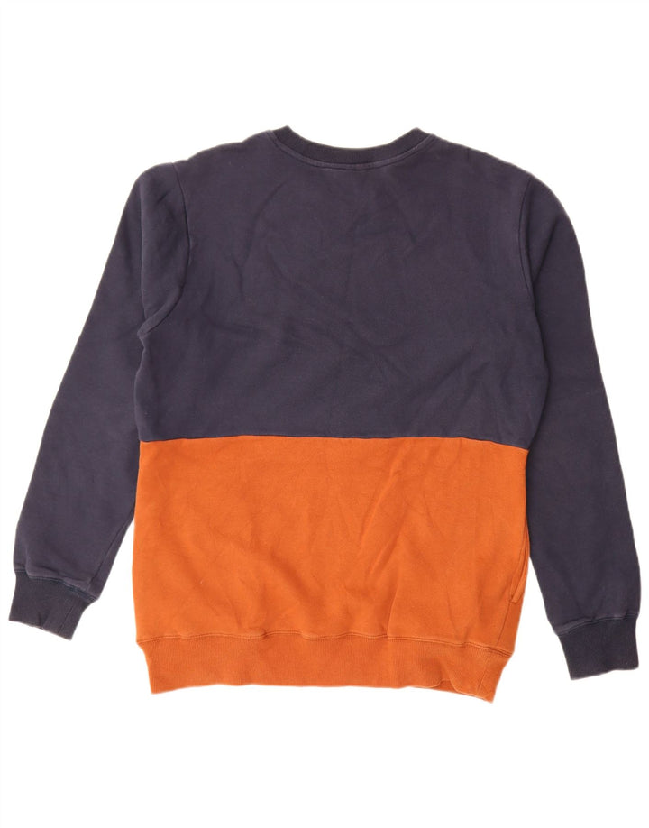 Hanorac pentru bărbați Volcom Pulover mediu albastru bleumarin din bumbac color bloc